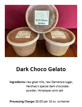 Dark Chocolate Gelato -16oz