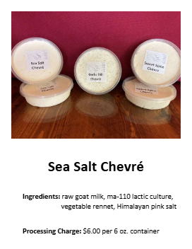 Sea Salt Chèvre- 16oz