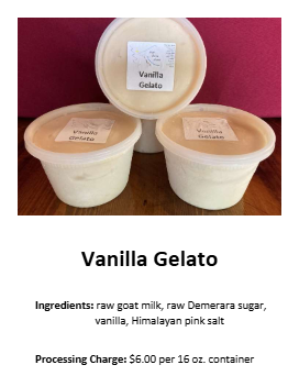 Vanilla Gelato -16oz
